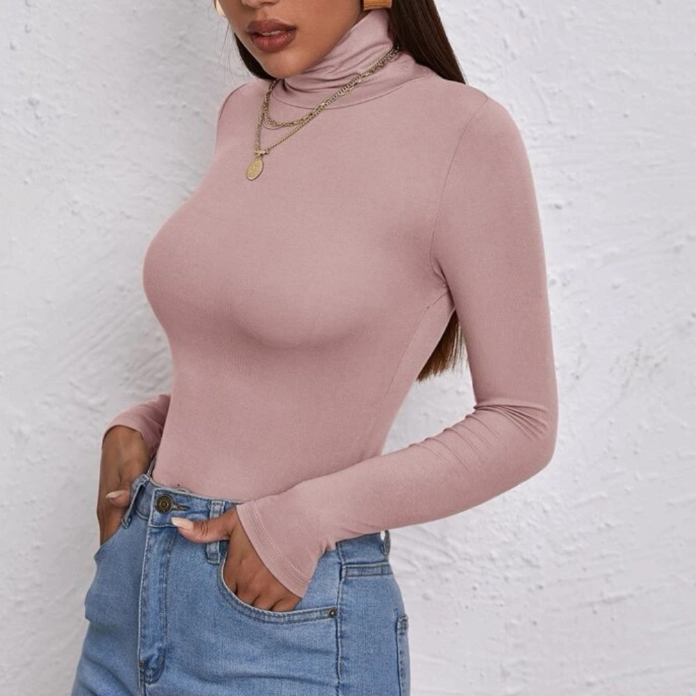 Boho casual high neck fitted top - Picture 15 of 15